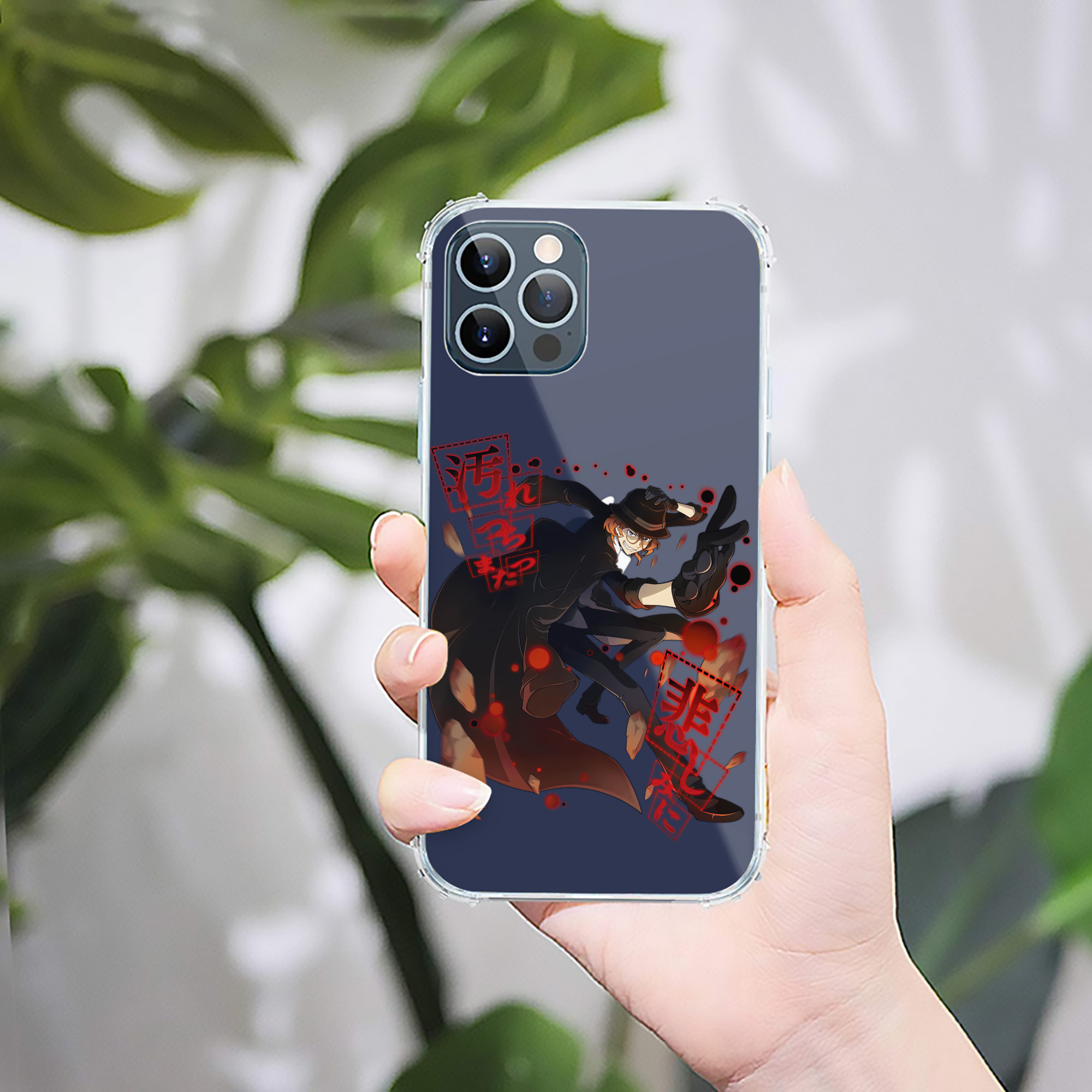 （画像用） 文豪ストレイドッグス Bungo Stray Dogs 【iPhone 12シリーズ対応】透明スマホケース（クリアソフトケース）